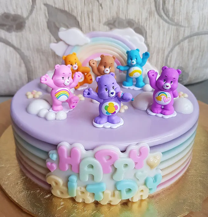 Bánh rau câu màu Pastel dịu nhẹ cùng những chú gấu dễ thương