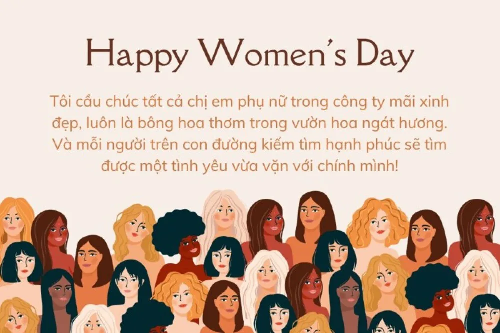 Mẫu lời chúc 8 3 cho đồng nghiệp dùng trong tin nhắn và nhóm chat Mẫu lời chúc 8 3 cho đồng nghiệp dùng trong tin nhắn và nhóm chat