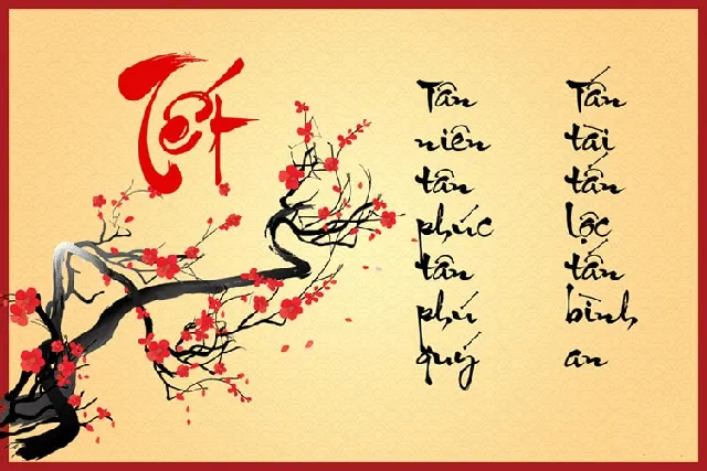 Mẫu thư pháp chúc mừng năm mới