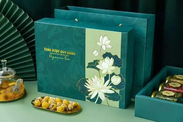 Trà thảo mộc quà tết cho sếp nữ cao cấp