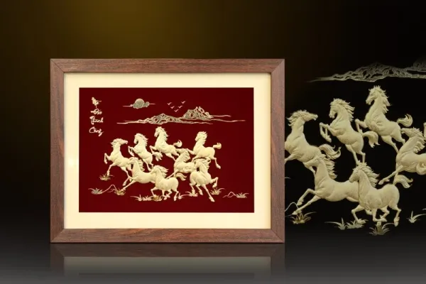 Tranh Mã Đáo Thành Công biếu sếp