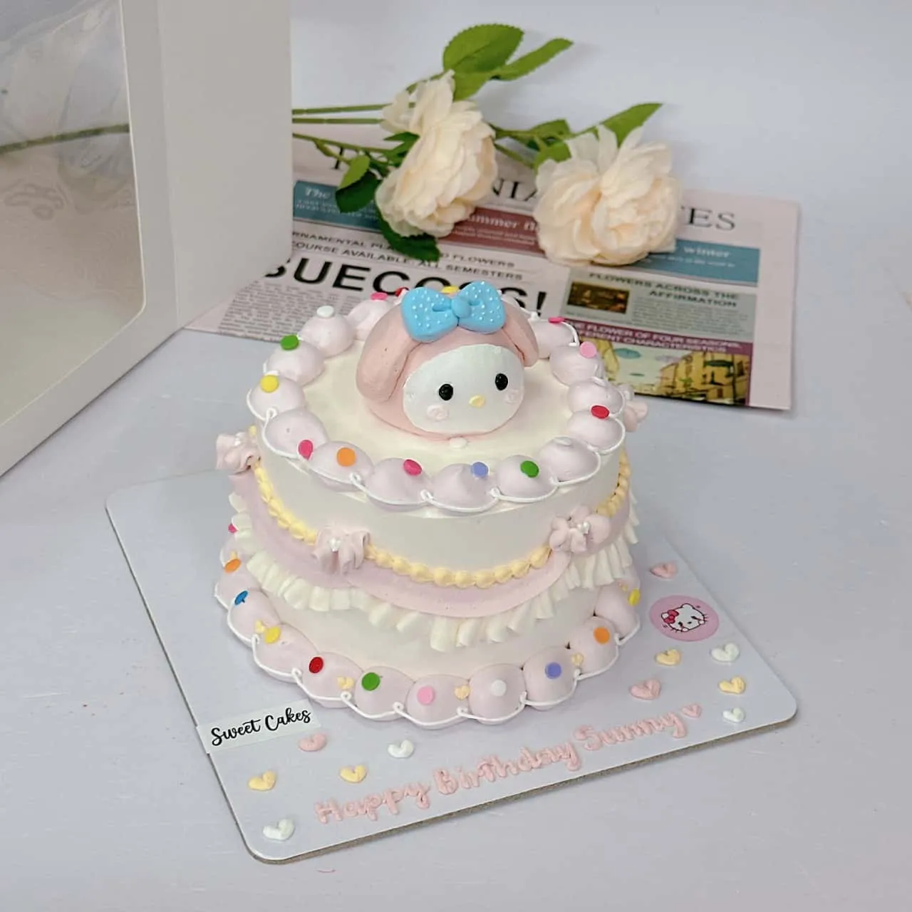 Bánh sinh nhật hình gấu đáng yêu