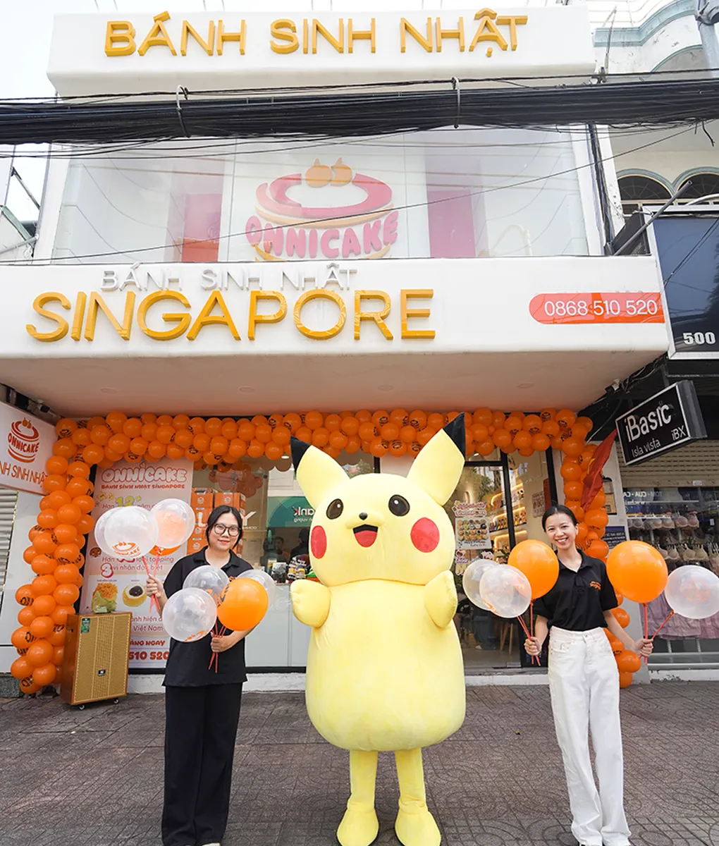 Sự phát triển mạnh mẽ của hệ thống bánh kem Singapore tại Việt Nam