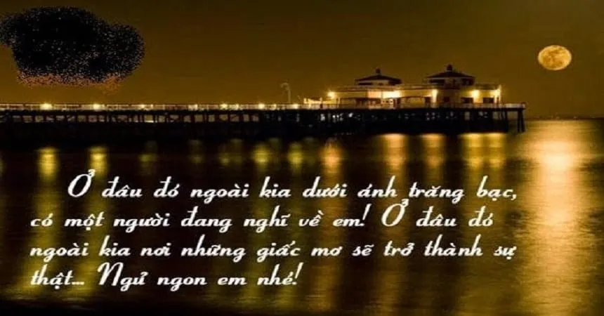 Tin nhắn chúc ngủ ngon ngọt ngào cho vợ