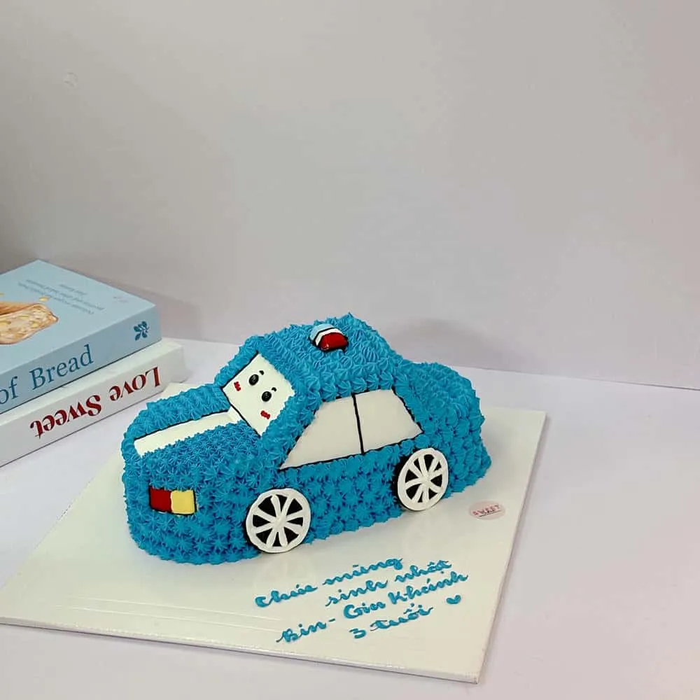 Bánh sinh nhật ô tô dành cho bé trai