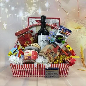 Giỏ quà tết 1 triệu mã số QT2024 sang trọng với các thương hiệu Anh và Ý