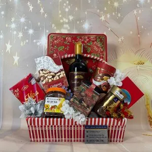 Giỏ quà tết 1 triệu mã số QT2026 hội tụ tinh hoa thực phẩm Đức