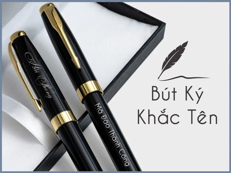 bút ký khắc tên là món quà sinh nhật ý nghĩa cho đồng nghiệp/người yêu