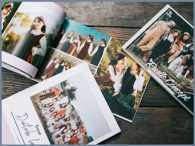 album ảnh kỷ niệm lưu giữ những khoảnh khắc đẹp