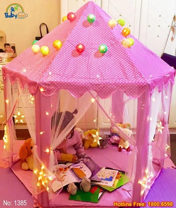 Lều công chúa có rèm che - "vương quốc" nhỏ trong phòng ngủ của bé