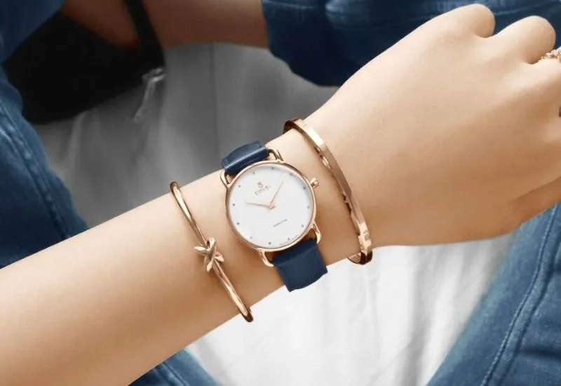 Đồng hồ đeo tay thanh lịch quà sinh nhật nhỏ xinh