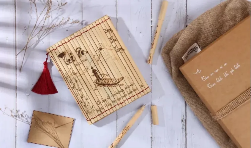 Set sổ tay và bút ký sang trọng tặng giáo viên