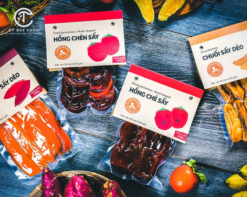 Các loại hoa quả sấy khô thơm ngon từ vùng đất đỏ Tây Nguyên