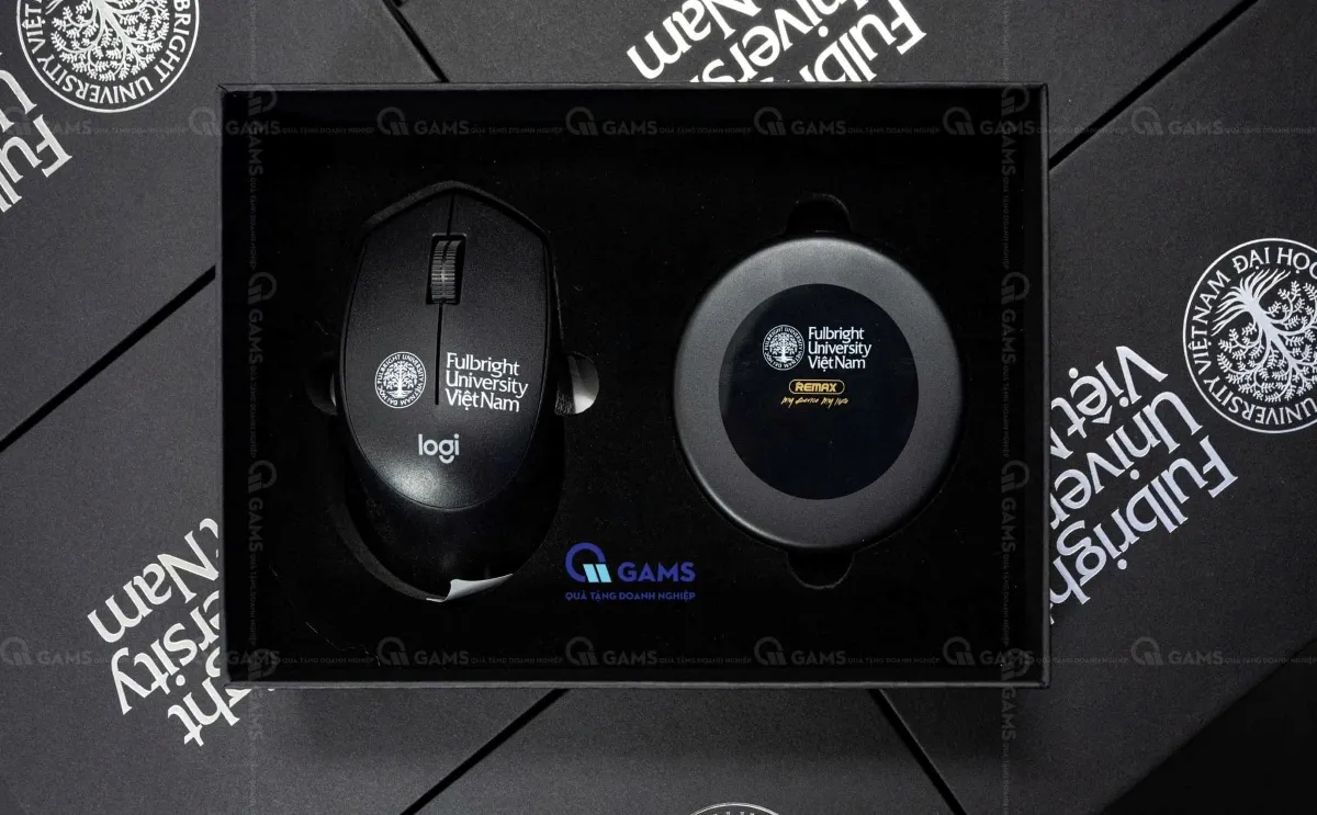 Quà tặng công nghệ chuột máy tính và pin sạc