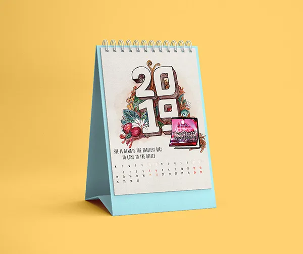 Lịch để bàn trang trí