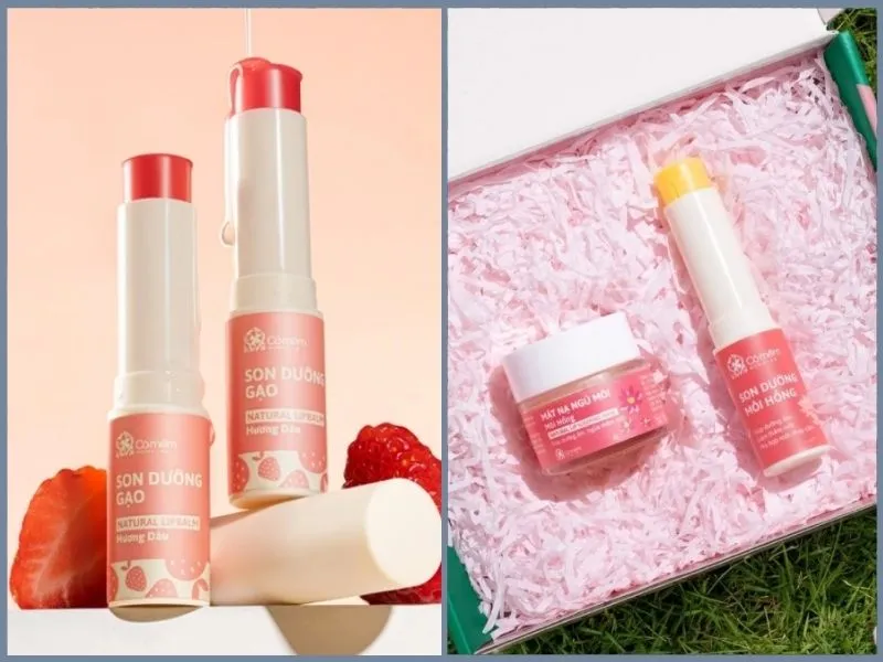Son dưỡng môi giúp chăm sóc vẻ đẹp nhẹ nhàng cho người bạn gái