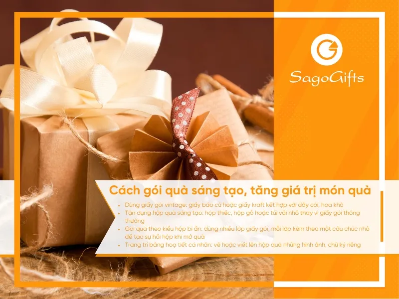 Hướng dẫn các cách gói quà sinh nhật đẹp mắt bằng giấy kraft và ruy băng