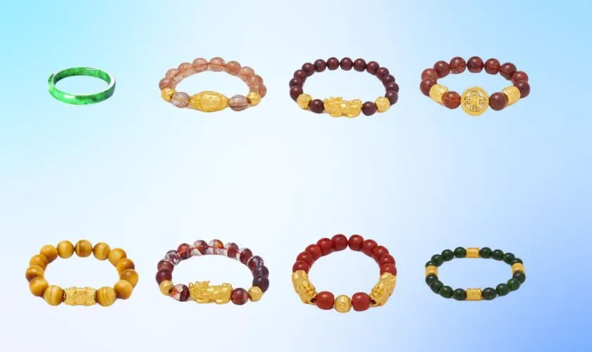 Vòng tay phong thủy là món quà tết cho bạn gái cầu bình an