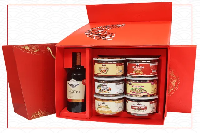 Hộp quà tết các loại hạt cao cấp tại Bình Thạnh