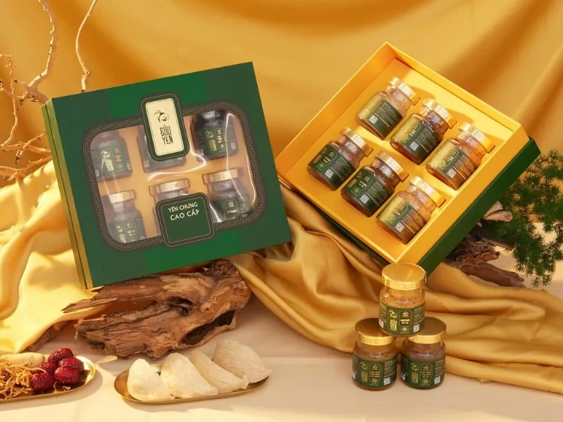 Set yến chưng sẵn tiện lợi biếu thông gia