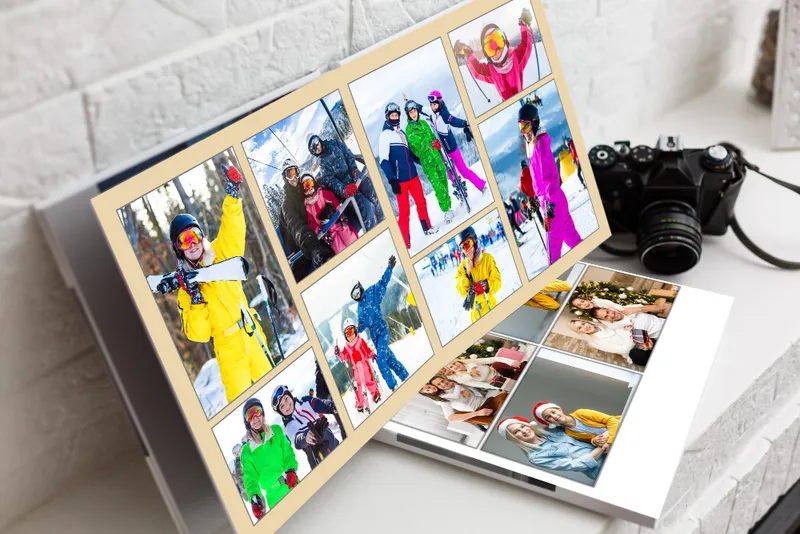 Album ảnh handmade làm quà sinh nhật chứa đựng kỷ niệm đẹp.