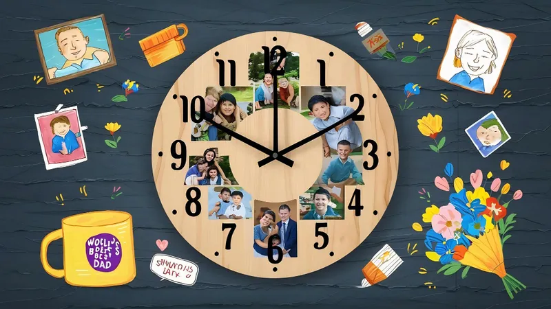 Đồng hồ treo tường in ảnh troll gia đình cực vui