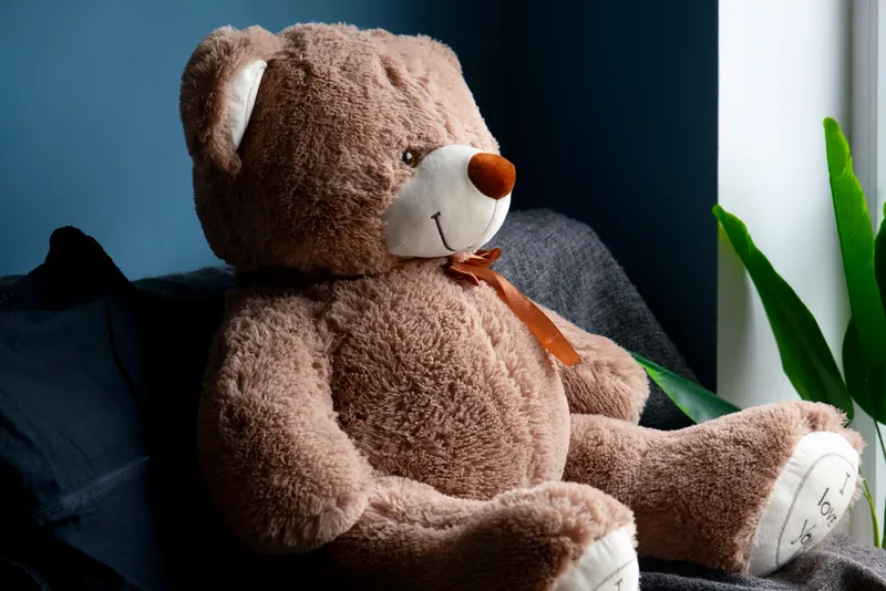 Gấu bông mềm mại làm quà sinh nhật cho bé gái từ 1 đến 3 tuổi