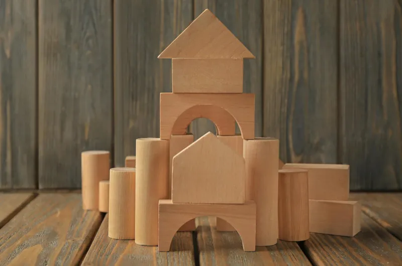 Đồ chơi hình khối xây dựng cho bé gái sáng tạo