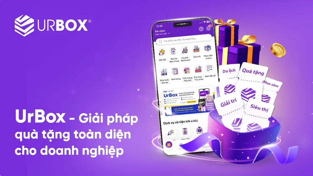 UrBox mang đến những giải pháp quà tặng độc đáo và sáng tạo