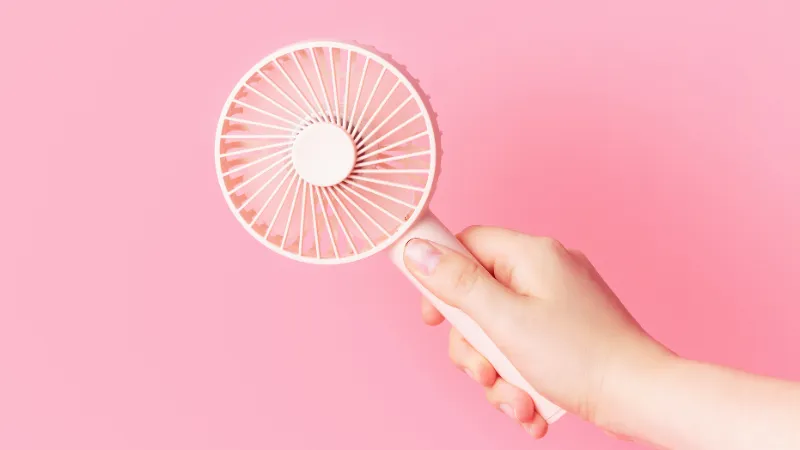 Quạt cầm tay tiện lợi dành tặng chị gái