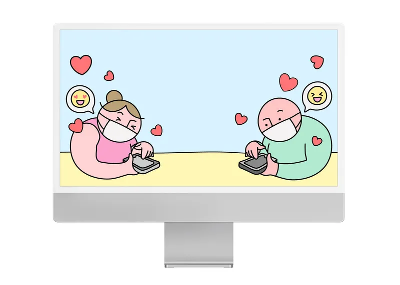 Ảnh vẽ phong cách chibi hài hước làm quà lưu niệm