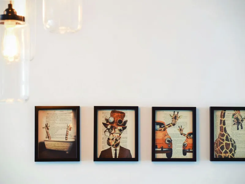 Khung tranh gỗ trang trí hoa khô làm thủ công