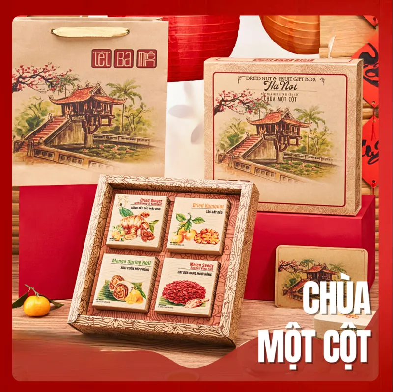 Alt: Giỏ quà Tết cao cấp quà Tết biếu sếp sang trọng.