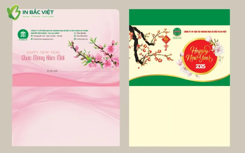 Quy cách in phong bì thư chúc Tết chuẩn và đẹp