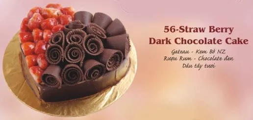 Sự kết hợp giữa trái cây và chocolate tạo hình