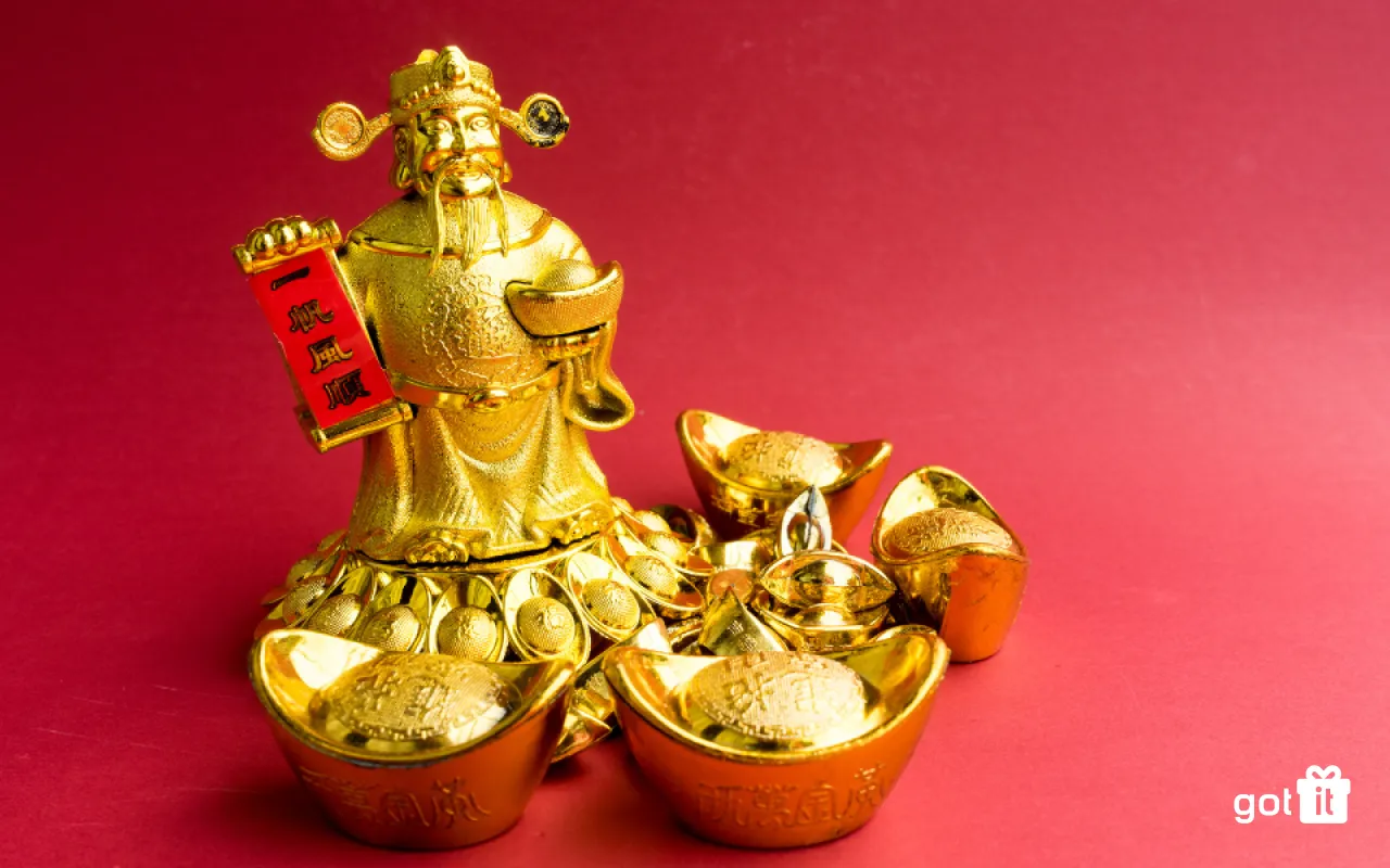 Sự thành công với tượng thần tài trong ngày khai trương