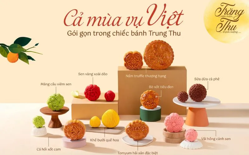 8 loại bánh Trung thu của tiệm Cái Lò Nướng