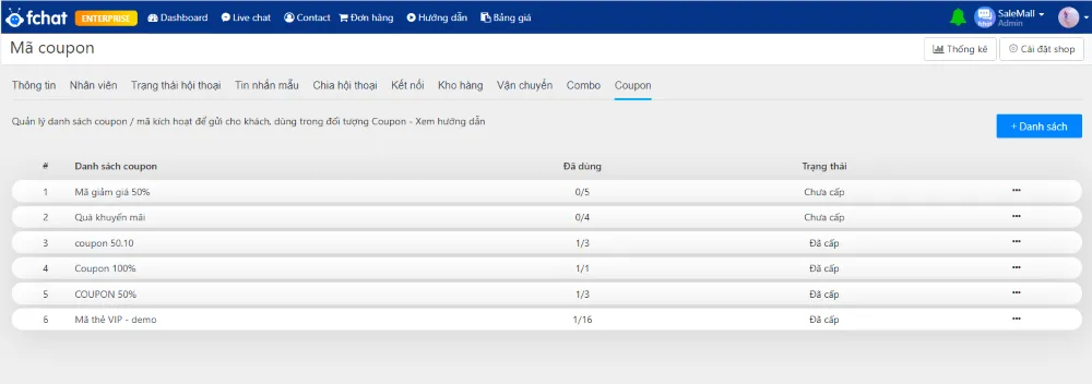 Sử dụng Fchat để tạo coupon và tự động hóa quy trình gửi tin nhắn mừng sinh nhật