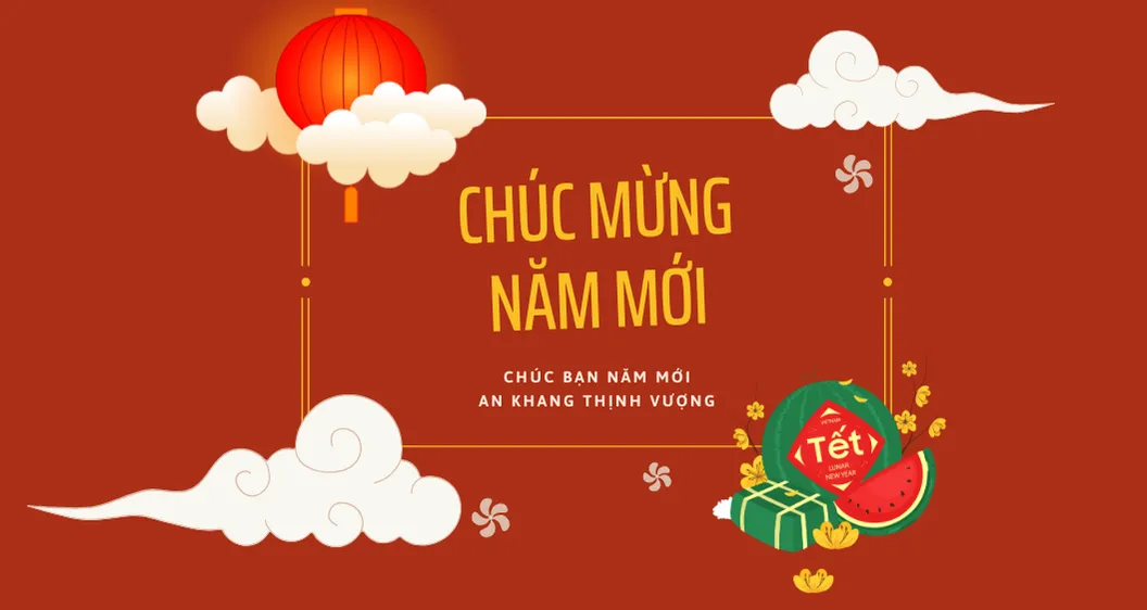 Mẫu thiệp chúc mừng năm mới 2