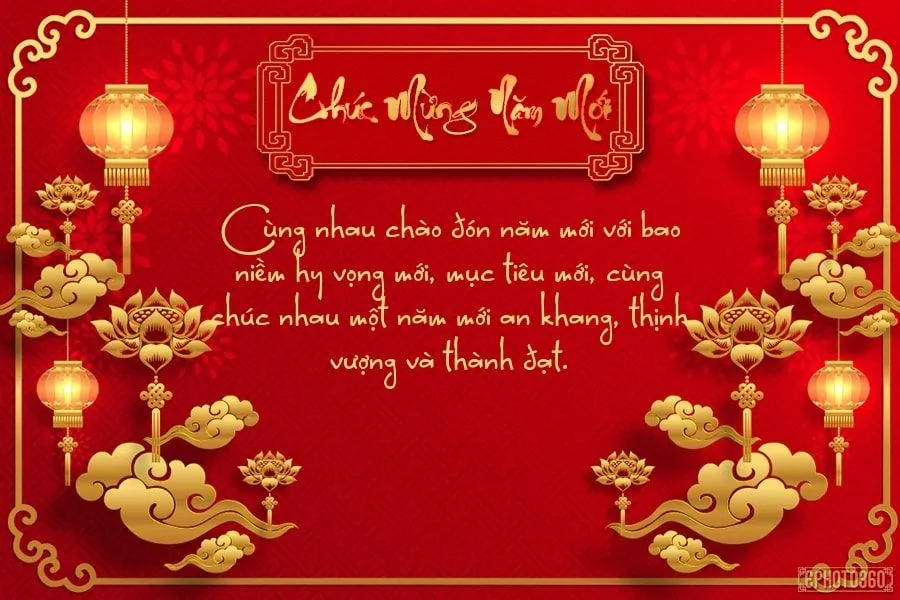 Mẫu thiệp chúc mừng năm mới 20
