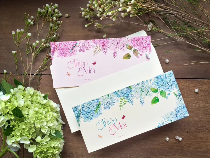 thiệp mời sinh nhật phong cách công văn