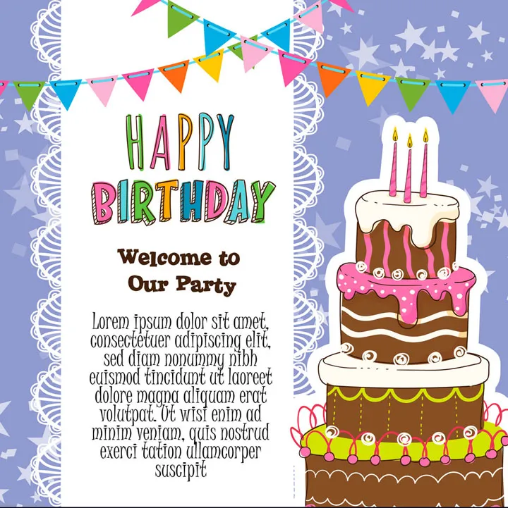 thiệp mời sinh nhật độc đáo