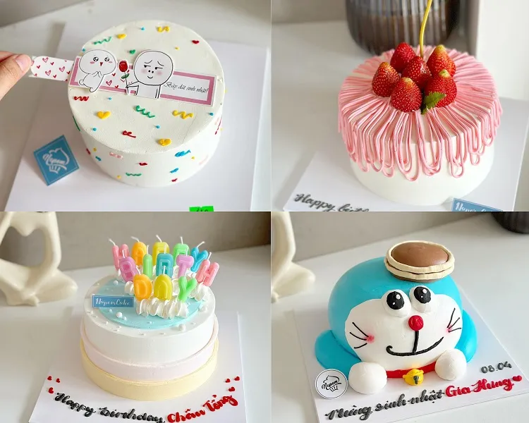 Bánh kem Napom Bakery đủ size, mẫu mã đẹp, hiện đại