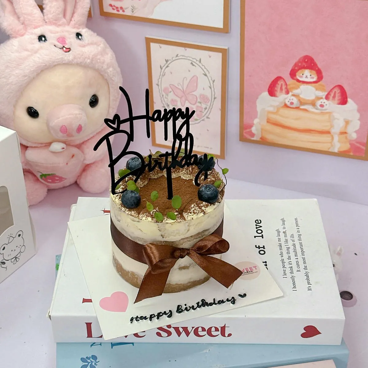 Bánh Tiramisu sinh nhật cao cấp