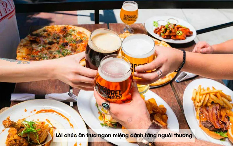 Lời chúc buổi trưa dành cho người yêu thể hiện tình cảm ngọt ngào
