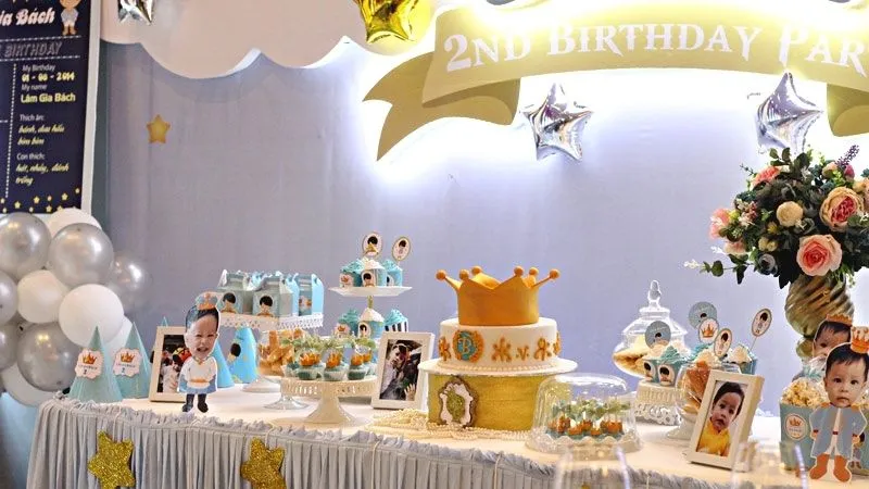 Trang trí bàn tiệc sinh nhật