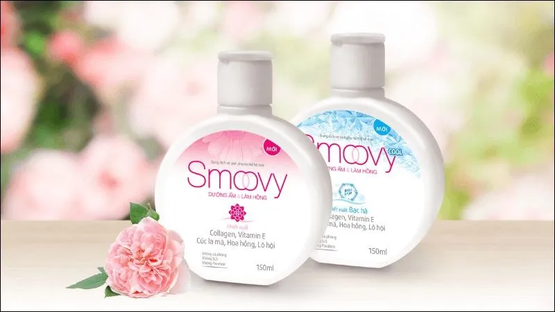 Smoovy không chỉ vệ sinh mà còn hỗ trợ dưỡng da vùng kín tươi trẻ và mịn màng hơn