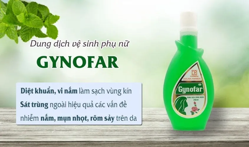 Dung dá»‹ch vá»‡ sinh phá»¥ ná»¯ Gynofar