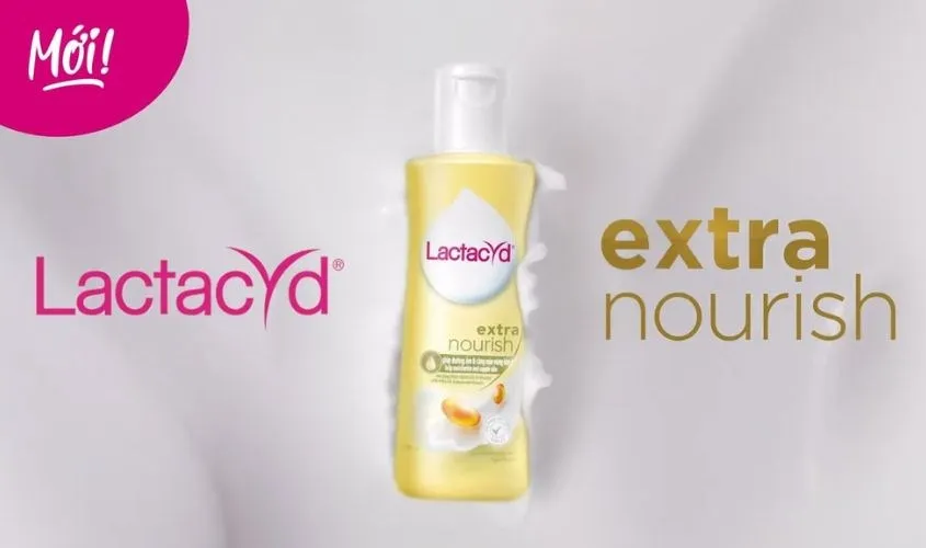 Dung dịch vệ sinh phụ nữ Lactacyd Extra Nourish hương dịu nhẹ 150 ml