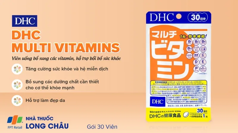 Viên uống DHC Multi Vitamins đến từ Nhật Bản được đánh giá cao về chất lượng và hiệu quả